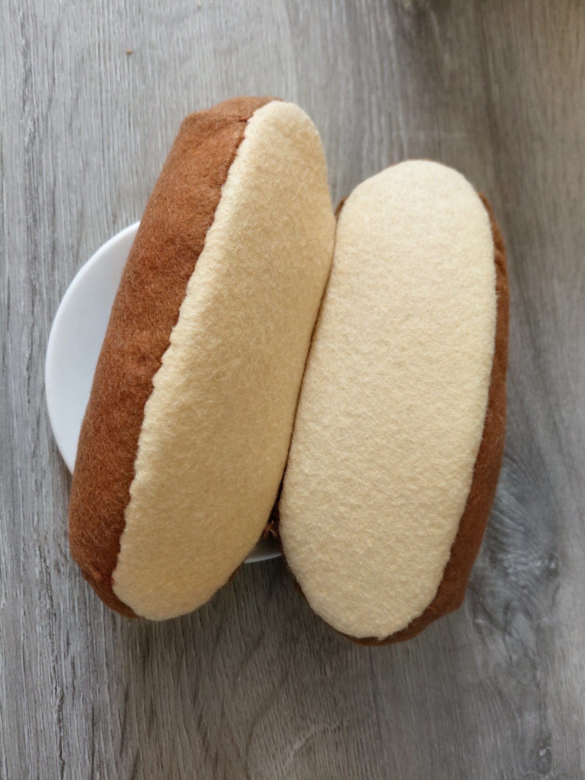 Perrito Caliente "Classic" de Fieltro - Juguete Artesanal de Tela - 5